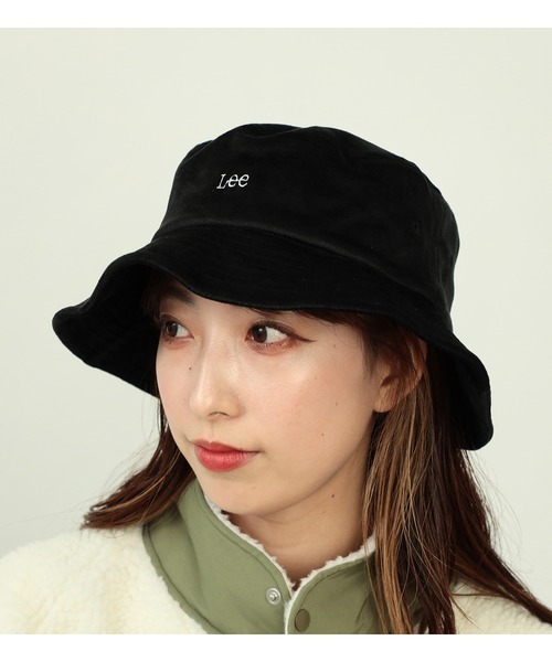 Lee（リー）の「NEW【KIDS】【大人】Leeロゴ バケットハット（ハット・レディース・チャコールグレー/ライトグレー/ブラック/ダークグリーン/グレー系その他・SMALL/MEDIUM）」の2枚目の写真