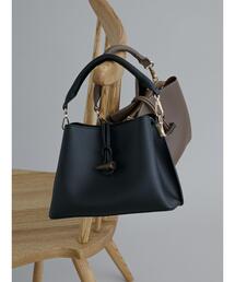 Te chichi | トグル合皮ミニバッグ(ハンドバッグ)