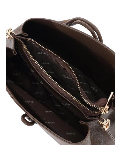 Te chichi(テチチ)の「トグル合皮ミニバッグ(ハンドバッグ・レディース・ブラウン/ブラック・F)」の12枚目の写真