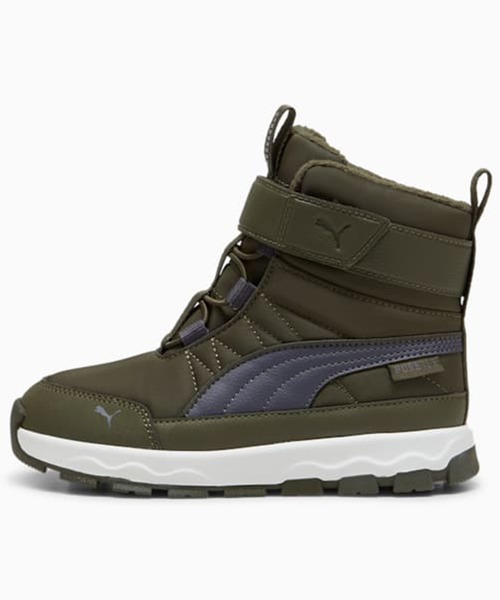 PUMA(プーマ)の「PUMA/プーマ エボルブ キッズ ブーツ スニーカーブーツ スノトレ ピュアテックス AC+ピーエス 39264901(ブーツ・キッズ・グレー×サックスブルー/ブラック×ホワイト/グレー×ピンク・17.0cm/18.0cm/19.0cm/20.0cm/21.0cm)」の12枚目の写真