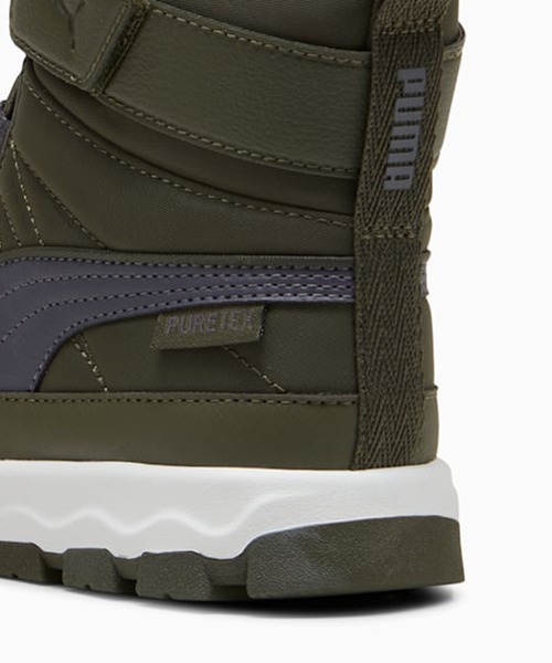 PUMA(プーマ)の「PUMA/プーマ エボルブ キッズ ブーツ スニーカーブーツ スノトレ ピュアテックス AC+ピーエス 39264901(ブーツ・キッズ・グレー×サックスブルー/ブラック×ホワイト/グレー×ピンク・17.0cm/18.0cm/19.0cm/20.0cm/21.0cm)」の15枚目の写真