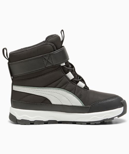 PUMA(プーマ)の「PUMA/プーマ エボルブ キッズ ブーツ スニーカーブーツ スノトレ ピュアテックス AC+ピーエス 39264901(ブーツ・キッズ・グレー×サックスブルー/ブラック×ホワイト/グレー×ピンク・17.0cm/18.0cm/19.0cm/20.0cm/21.0cm)」の7枚目の写真