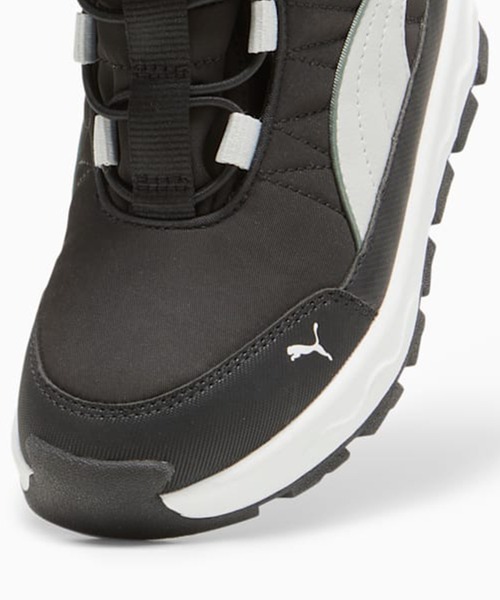 PUMA(プーマ)の「PUMA/プーマ エボルブ キッズ ブーツ スニーカーブーツ スノトレ ピュアテックス AC+ピーエス 39264901(ブーツ・キッズ・グレー×サックスブルー/ブラック×ホワイト/グレー×ピンク・17.0cm/18.0cm/19.0cm/20.0cm/21.0cm)」の9枚目の写真