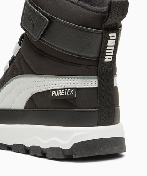 PUMA(プーマ)の「PUMA/プーマ エボルブ キッズ ブーツ スニーカーブーツ スノトレ ピュアテックス AC+ピーエス 39264901(ブーツ・キッズ・グレー×サックスブルー/ブラック×ホワイト/グレー×ピンク・17.0cm/18.0cm/19.0cm/20.0cm/21.0cm)」の10枚目の写真