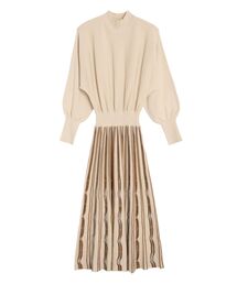 LAGUNAMOON | ラメデザインニットワンピース(ワンピース)