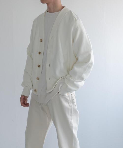 FORK&SPOON（フォークアンドスプーン）の「FORK&SPOON　Winona Knits カーディガン（カーディガン/ボレロ・メンズ・ネイビー/ホワイト系その他/ブラウン系その他・5/4）」の4枚目の写真