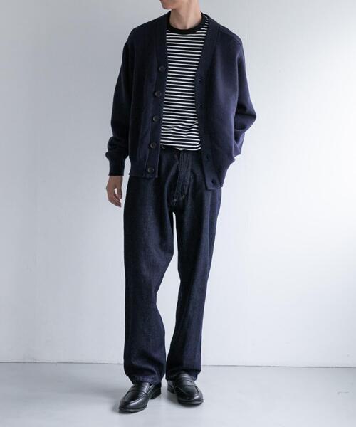 FORK&SPOON（フォークアンドスプーン）の「FORK&SPOON　Winona Knits カーディガン（カーディガン/ボレロ・メンズ・ネイビー/ホワイト系その他/ブラウン系その他・5/4）」の16枚目の写真