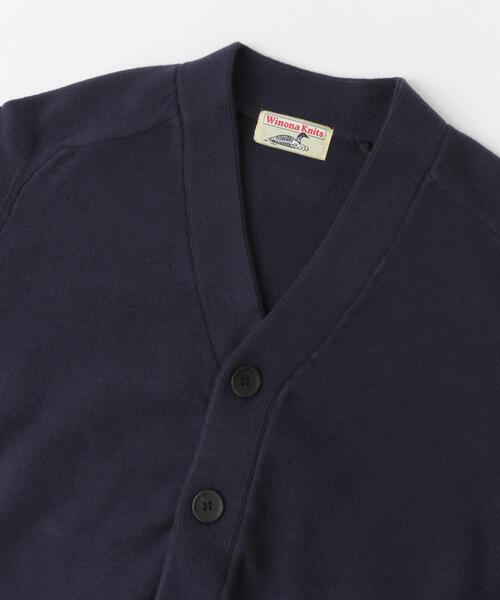 FORK&SPOON（フォークアンドスプーン）の「FORK&SPOON　Winona Knits カーディガン（カーディガン/ボレロ・メンズ・ネイビー/ホワイト系その他/ブラウン系その他・5/4）」の18枚目の写真