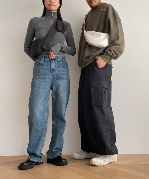 CANAL JEAN（キャナルジーン）の「diggity　パデットボディバッグ（ボディバッグ/ウエストポーチ・レディース・ブラック/アイボリー・ONE SIZE）」の16枚目の写真