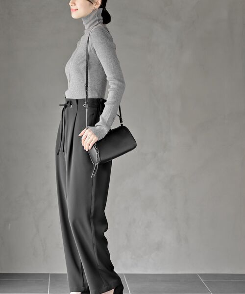 rps（アールピーエス）の「袖口ボタンタートルリブニットプルオーバー（ニット/セーター・レディース・ベージュ系その他/レッド/アイボリー/グリーン/ブラック/杢グレー/ブルー/イエロー・M/L）」の17枚目の写真