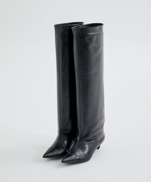 Pippichic（ピッピシック）の「【PIPPICHIC/ピッピシック】TIP LONG BOOTS 8/チップロングブーツ（ブーツ・レディース・ブラック・7h/6h）」の10枚目の写真