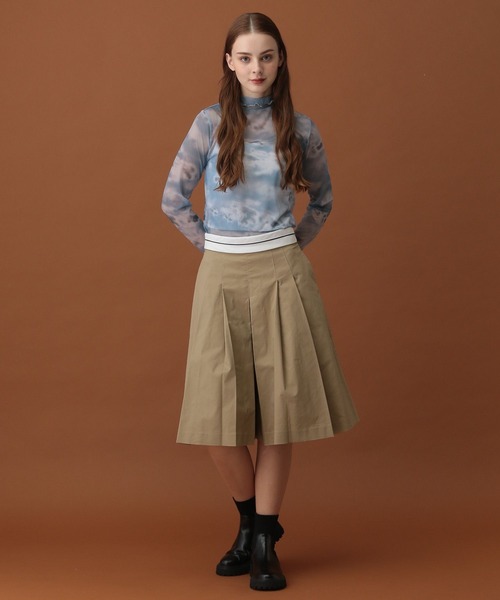 saloon（サルーン）の「SALOON(サルーン)/フレアタックキュロット（その他パンツ・レディース・ブラック/ベージュ・FREE）」の12枚目の写真