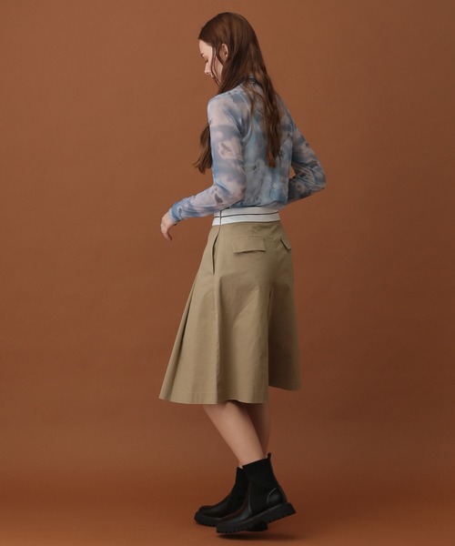 saloon（サルーン）の「SALOON(サルーン)/フレアタックキュロット（その他パンツ・レディース・ブラック/ベージュ・FREE）」の18枚目の写真