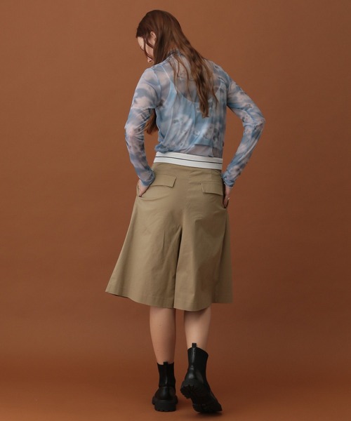 saloon（サルーン）の「SALOON(サルーン)/フレアタックキュロット（その他パンツ・レディース・ブラック/ベージュ・FREE）」の19枚目の写真