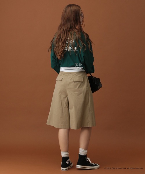 saloon（サルーン）の「SALOON(サルーン)/フレアタックキュロット（その他パンツ・レディース・ブラック/ベージュ・FREE）」の22枚目の写真