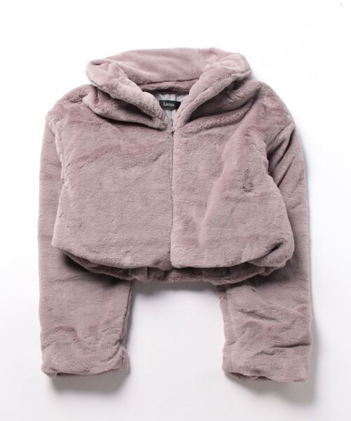 LATINA(ラティーナ)の「フェイクファーショートコート(その他アウター・レディース・ブラック/グレー・FREE)」の19枚目の写真