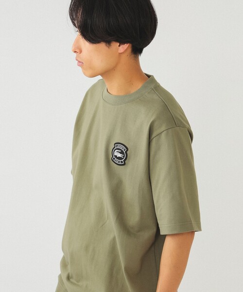 BEAMS 別注　LACOSTE アーカイブロゴ　Tシャツ BEAMS別注LACOSTEのアーカイブロゴが光る一枚｜ビームス 福岡｜BEAMS