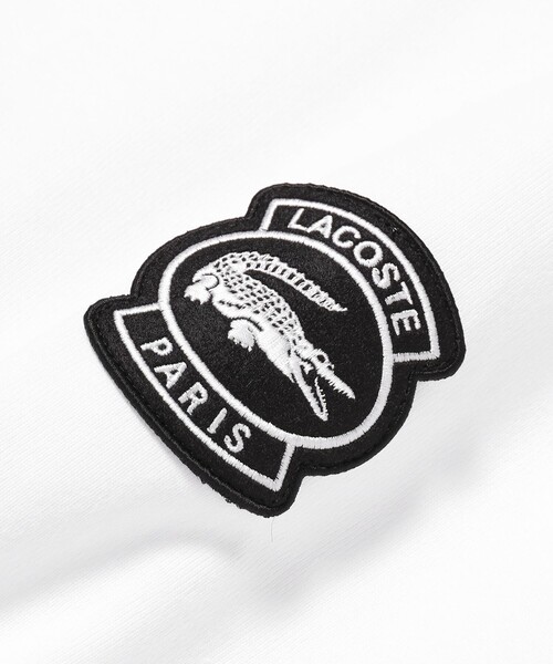 LACOSTE(ラコステ)の「LACOSTE for BEAMS / 別注 アーカイブロゴ Tシャツ(Tシャツ/カットソー・メンズ・ブラック/オリーブ/ホワイト/ネイビー・1/2/3/4/5)」の22枚目の写真