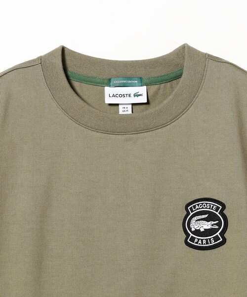 LACOSTE(ラコステ)の「LACOSTE for BEAMS / 別注 アーカイブロゴ Tシャツ(Tシャツ/カットソー・メンズ・ブラック/オリーブ/ホワイト/ネイビー・1/2/3/4/5)」の15枚目の写真