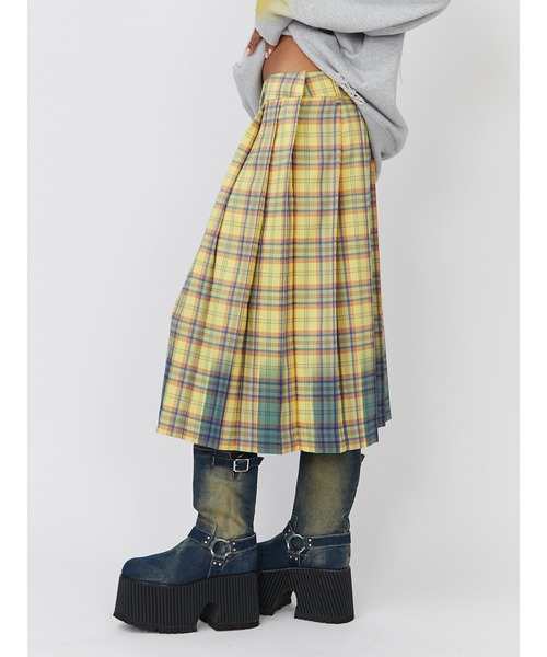 PAMEO POSE（パメオポーズ）の「Sprayed Skirt（スカート・レディース・イエロー/ホワイト・FREE）」の5枚目の写真