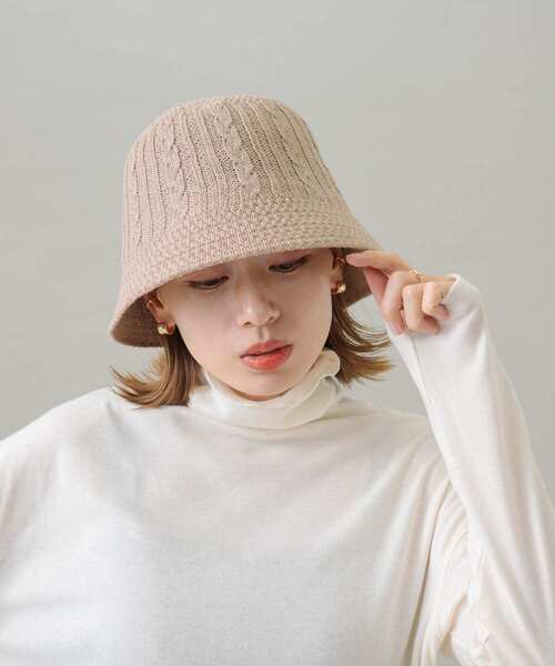 URBAN RESEARCH Sonny Label（アーバンリサーチサニーレーベル）の「サーモベルハット（ハット・レディース・ブラック/ベージュ・ONE）」の5枚目の写真