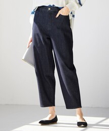 自由区（ジユウク）の「【洗える】ウスカルデニム カーブパンツ（デニムパンツ・レディース）」