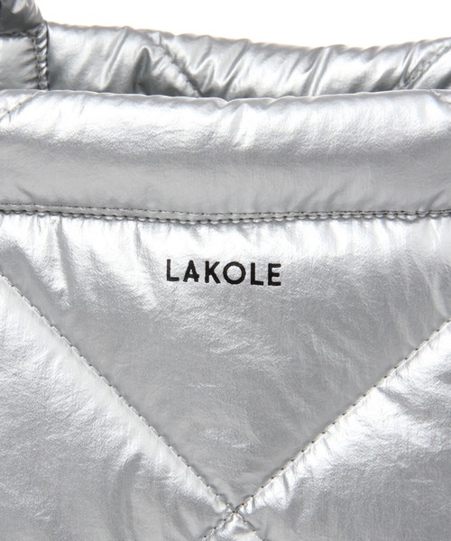 LAKOLE（ラコレ）の「キルトトートBAG / 990408（トートバッグ・メンズ・シルバー/ブルー/ブラック/カーキ・FREE）」の14枚目の写真