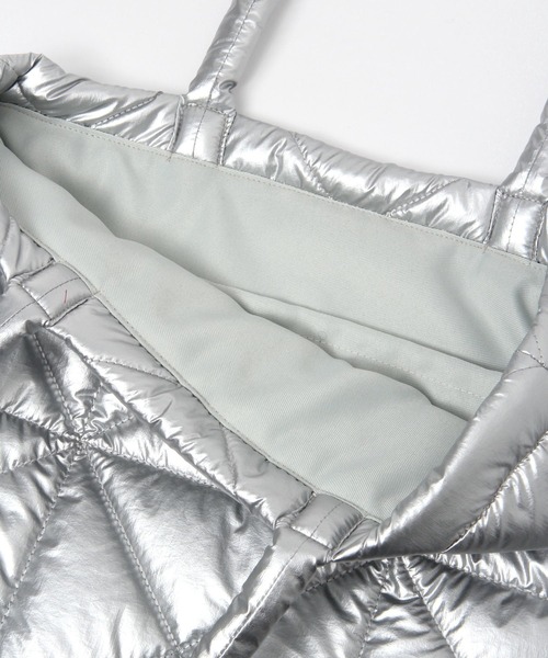 LAKOLE（ラコレ）の「キルトトートBAG / 990408（トートバッグ・メンズ・シルバー/ブルー/ブラック/カーキ・FREE）」の15枚目の写真