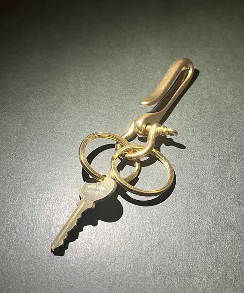 真鍮 キーリング キーホルダー（キーホルダー）｜1004ST