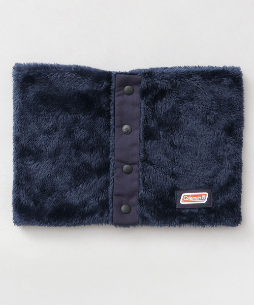 COLEMAN（コールマン）の「フロントスナップ ボア ネックウォーマー（ネックウォーマー/スヌード・メンズ・ブラック/ベージュ/ネイビー・FREE）」の5枚目の写真