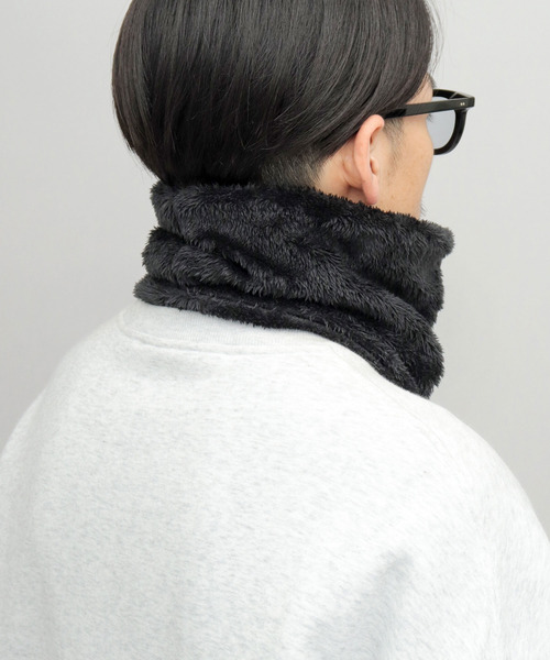 COLEMAN（コールマン）の「フロントスナップ ボア ネックウォーマー（ネックウォーマー/スヌード・メンズ・ブラック/ベージュ/ネイビー・FREE）」の17枚目の写真