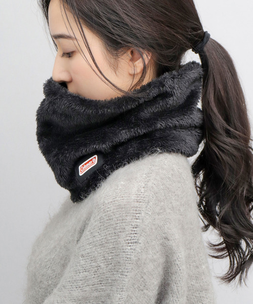 COLEMAN（コールマン）の「フロントスナップ ボア ネックウォーマー（ネックウォーマー/スヌード・メンズ・ブラック/ベージュ/ネイビー・FREE）」の19枚目の写真