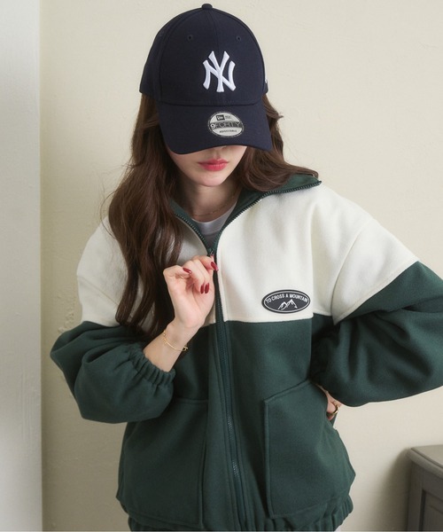 Ada.（エイダ）の「【ボア トラックジャケット】バイカラーオーバー ブルゾン（ブルゾン・レディース・ネイビー/ブラック/グリーン・FREE）」の13枚目の写真