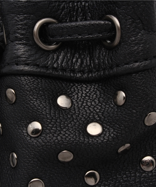 ROSE BUD（ローズバッド）の「(ROSE BUD)B141031 STUDDED LTHER SMALL SHOULDER BAG（ショルダーバッグ・レディース・ブラック/クリーム・ONE SIZE）」の5枚目の写真
