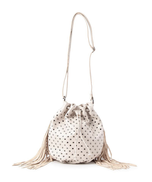ROSE BUD（ローズバッド）の「(ROSE BUD)B141031 STUDDED LTHER SMALL SHOULDER BAG（ショルダーバッグ・レディース・ブラック/クリーム・ONE SIZE）」の15枚目の写真