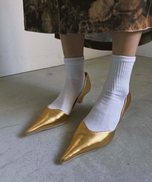 靴 Ameri WAVE CUTTING PUMPS Ameri（アメリ）の「WAVE TOE PUMPS（パンプス）」 - WEAR