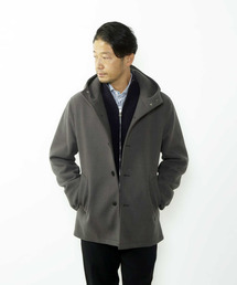 ジャージーメルトンフーデッドブルゾン