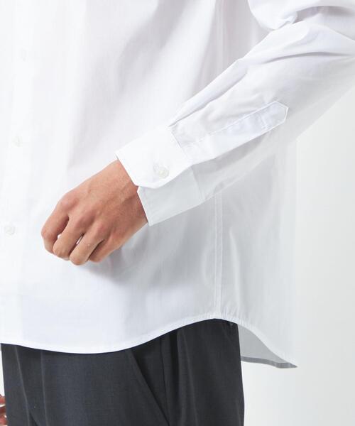 green label relaxing(グリーンレーベルリラクシング)の「【WEB限定】JUSTFIT バンドカラー スキッパー 長袖 シャツ(シャツ/ブラウス・メンズ・ブラック/ライトブルー/ホワイト・S/M/L/XL)」の12枚目の写真