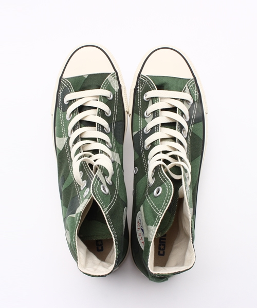 VENCEEXCHANGE（ヴァンスエクスチェンジ）の「【CONVERSE】コンバースオールスターノルディックカモHI（スニーカー・メンズ・ホワイト/グリーン/ブラウン・MEDIUM/LARGE）」の7枚目の写真