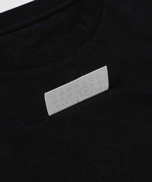 MM6 Maison Margiela（ｴﾑｴﾑｼｯｸｽ ﾒｿﾞﾝ ﾏﾙｼﾞｪﾗ）の「T-SHIRT（Tシャツ/カットソー・レディース・ホワイト/ブラック・M/S）」の6枚目の写真