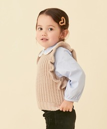 petit main | 【リンク】パールニットドッキングトップス(キッズ)(シャツ/ブラウス)
