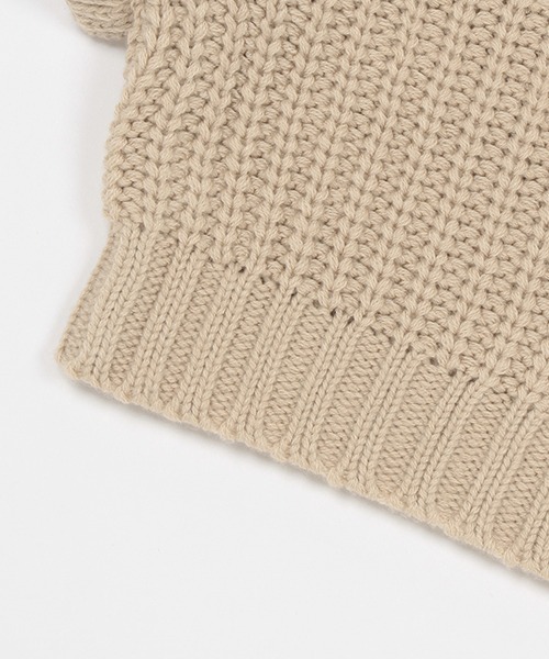 petit main（プティマイン）の「【リンク】パールニットドッキングトップス(キッズ)（シャツ/ブラウス・キッズ・ブラック/グレー/ベージュ・110cm/80ｃｍ/100cm/120cm/130cm/90cm）」の16枚目の写真