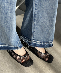 Spick &Span ドットチュールフラットパンプス Spick & Span】 見逃した方必見！人気パンプスが待望の追加予約