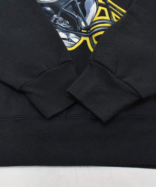 NBA/NFL/NHL/MLB(エヌビーエーエヌエフエルエヌエイチエルエムエルビー)の「【ヴィンテージ古着】00's NFL ”PITTSBURGH STEELERS” クルーネックスウェット(スウェット・メンズ・ブラック・LARGE)」の8枚目の写真