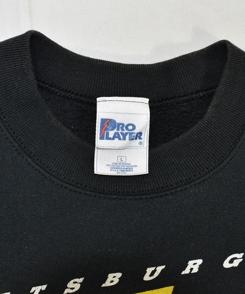 NBA/NFL/NHL/MLB(エヌビーエーエヌエフエルエヌエイチエルエムエルビー)の「【ヴィンテージ古着】00's NFL ”PITTSBURGH STEELERS” クルーネックスウェット(スウェット・メンズ・ブラック・LARGE)」の6枚目の写真