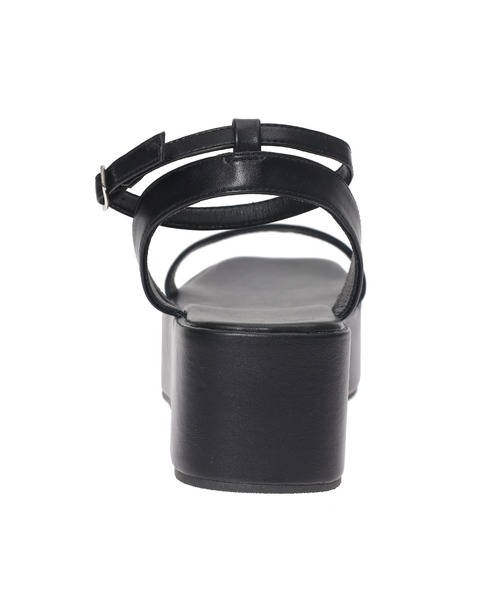 セール】スクエアプラットフォームサンダル（サンダル）｜Edit Sheen