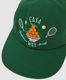 22AW カサブランカCasablanca パー アビオン キャップ 刺繍 22AW カサブランカCasablanca パー アビオン キャップ 刺繍