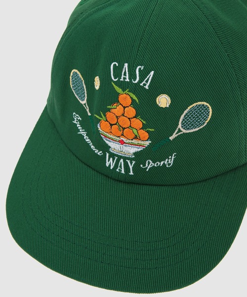 22AW カサブランカCasablanca パー アビオン キャップ 刺繍 22AW カサブランカCasablanca パー アビオン キャップ 刺繍