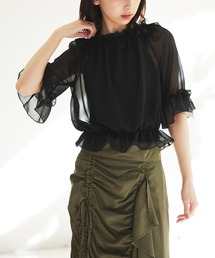 SETUP7 | 【MAISON BREEZE】シアーシャーリングブラウス SCCH496(Tシャツ/カットソー)