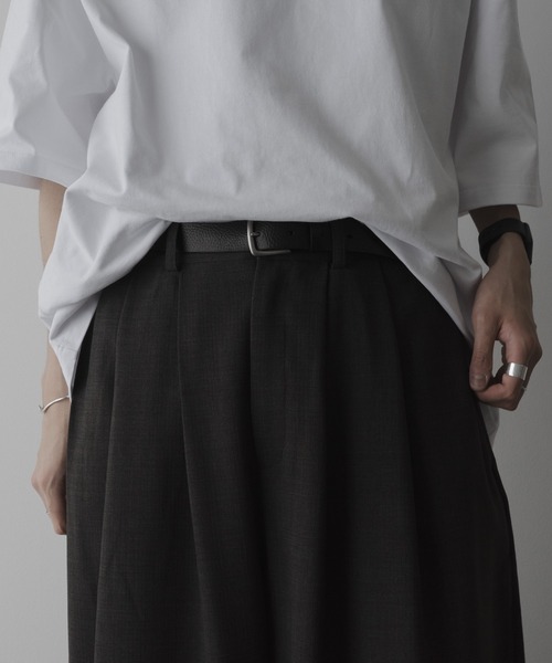 remer(リメール)の「loose S/S maximum wide PT / ルーズマキシマムワイドパンツ(その他パンツ・メンズ・チャコールグレー/サンドベージュ/ブラック・LARGE/MEDIUM/SMALL)」の21枚目の写真